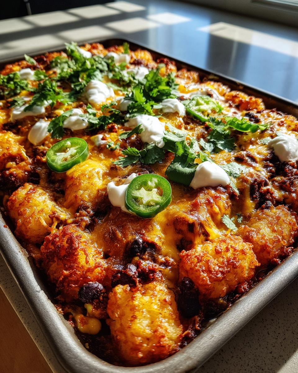 Mexican Tater Tot Casserole - detail 2