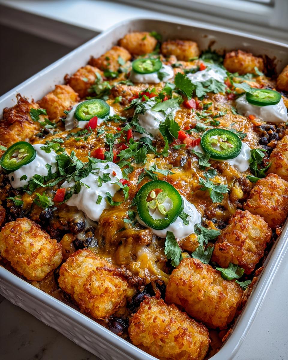 Mexican Tater Tot Casserole - detail 3