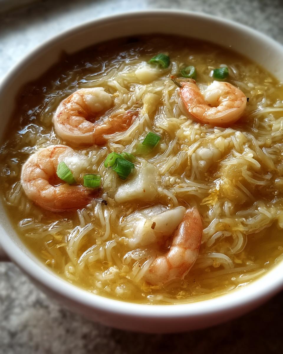 Misua and Patola Soup with Shrimp Recipe - detail 3