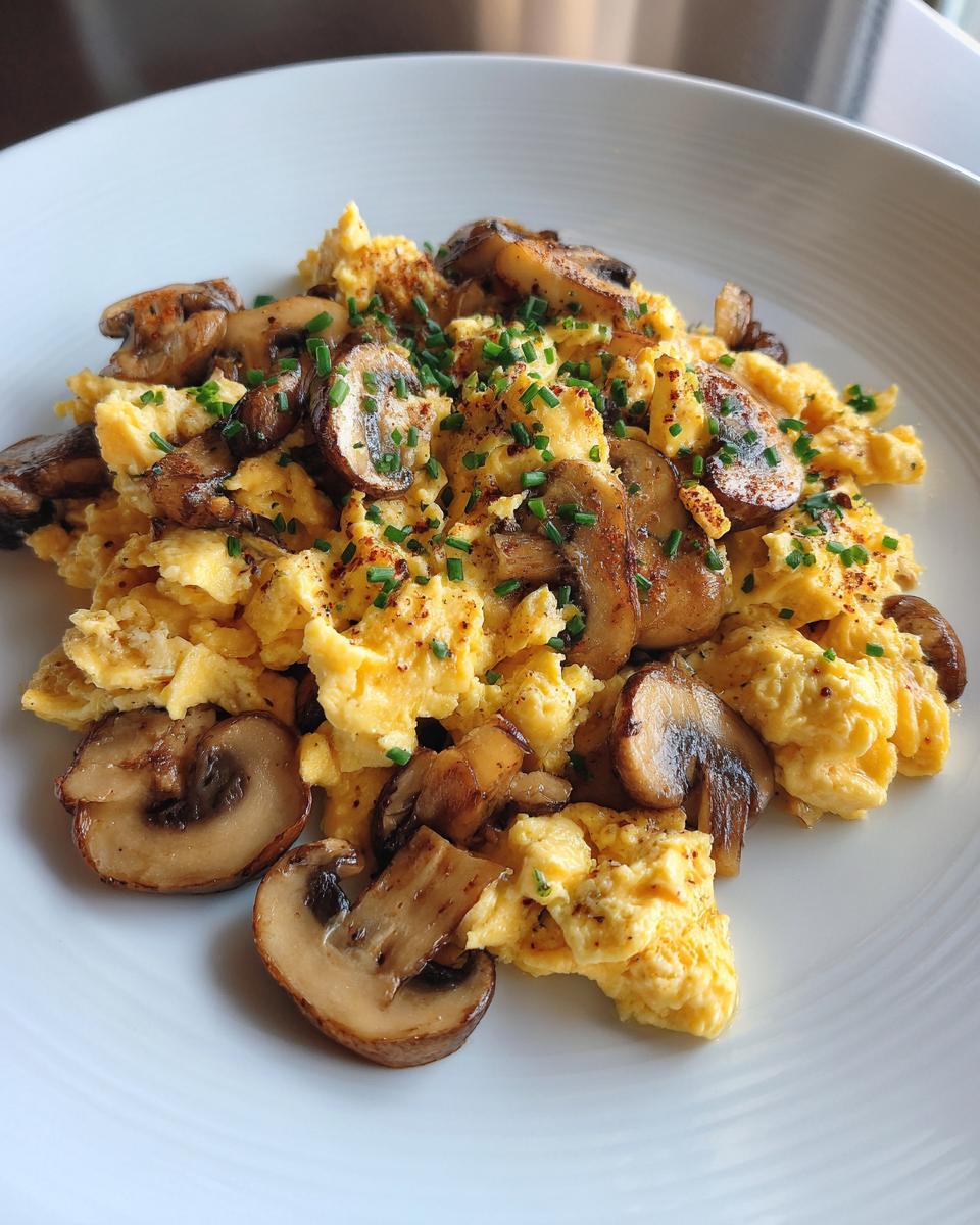 Mushroom and Scrambled Eggs - detail 3