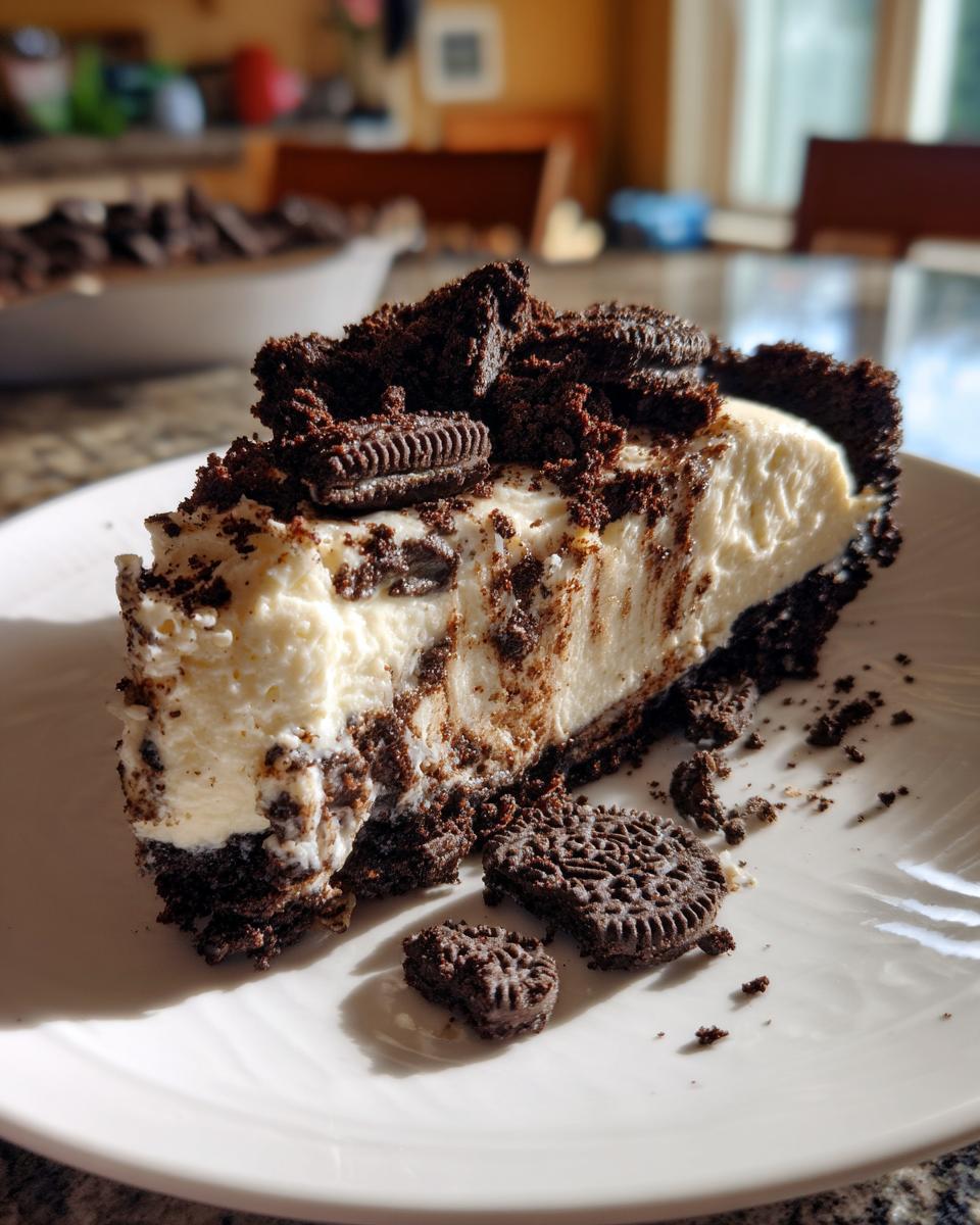 No-Bake Oreo Cheesecake - detail 2