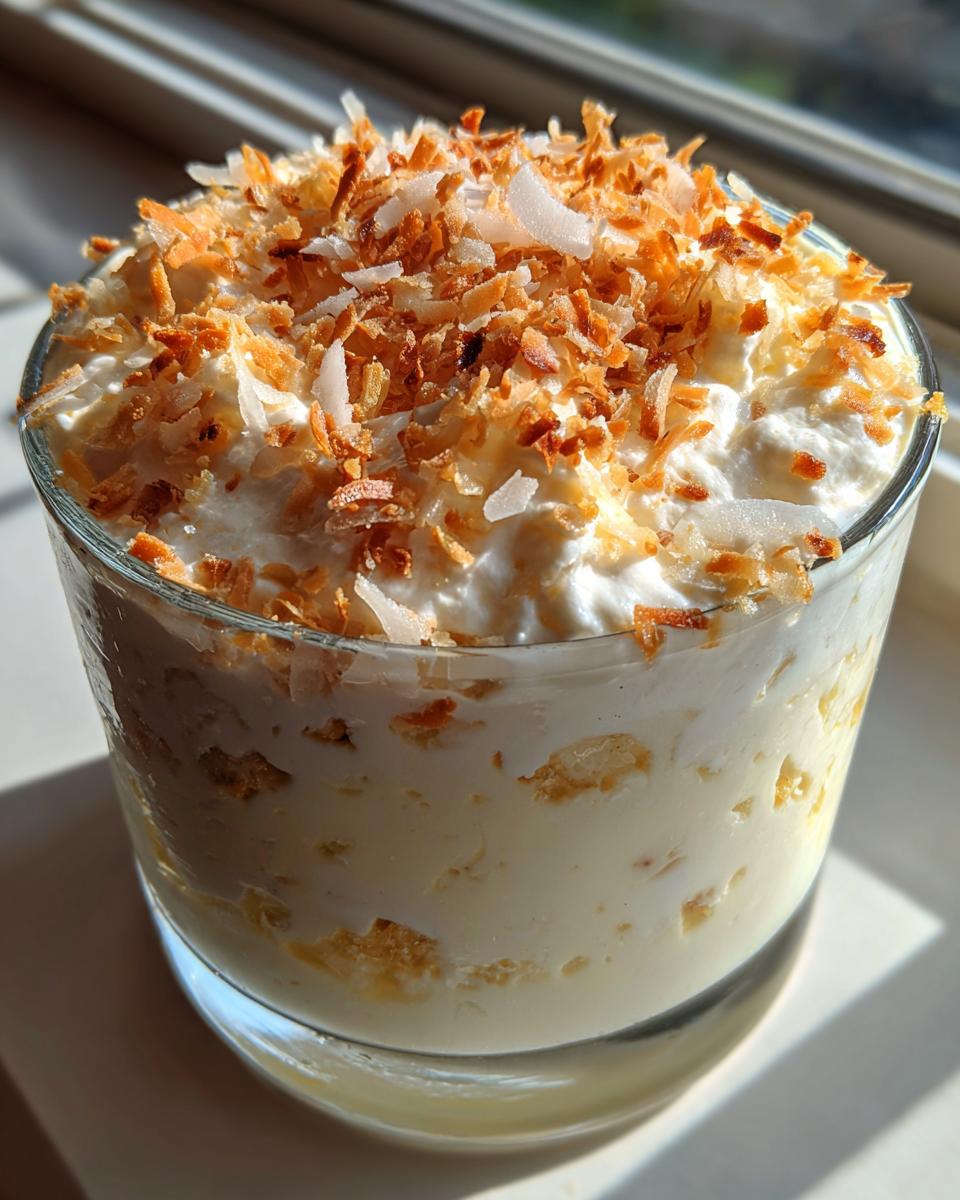 No-Bake Pina Colada Cheesecake Mousse - detail 1