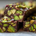 No-Bake Pistachio Dark Chocolate Bars