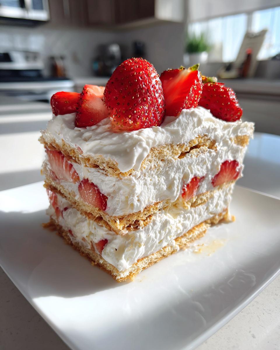 No-Bake Strawberry Icebox Cake - detail 2