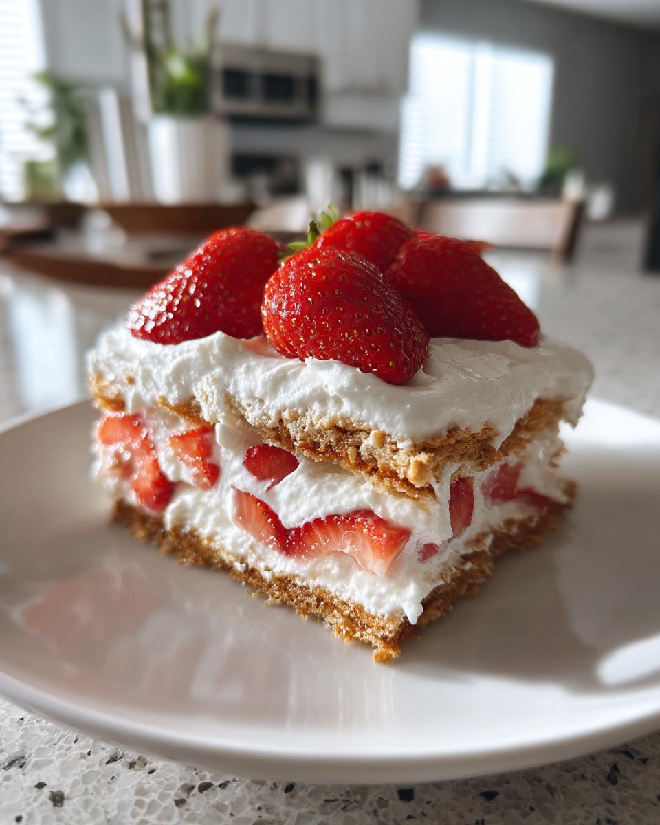 No-Bake Strawberry Icebox Cake - detail 3