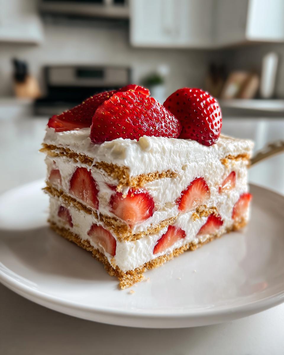 No-Bake Strawberry Icebox Cake - detail 4
