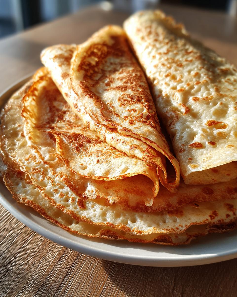 Oatmeal Banana Crepes - detail 2