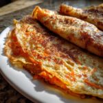Oatmeal and Carrot Crepes