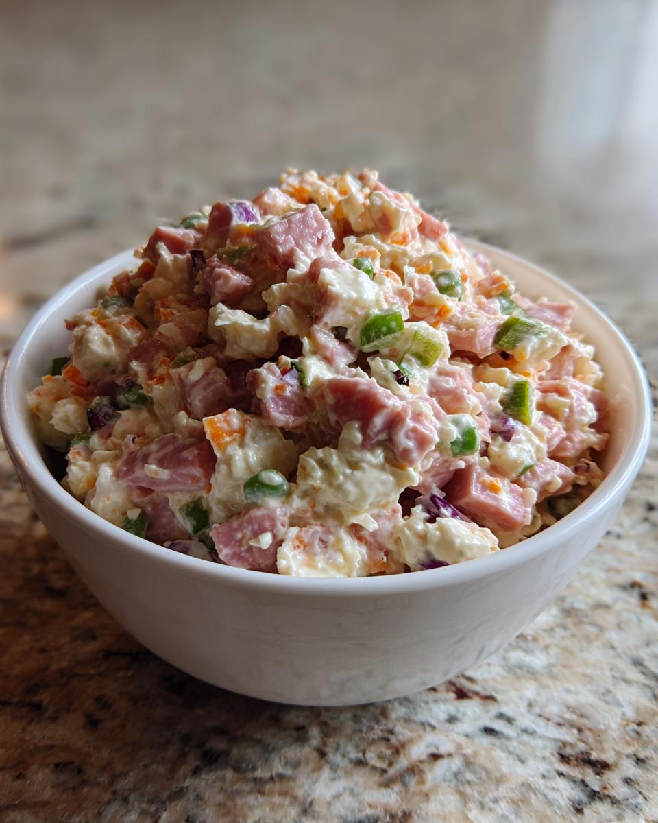 Old-Fashioned Ham Salad - detail 2