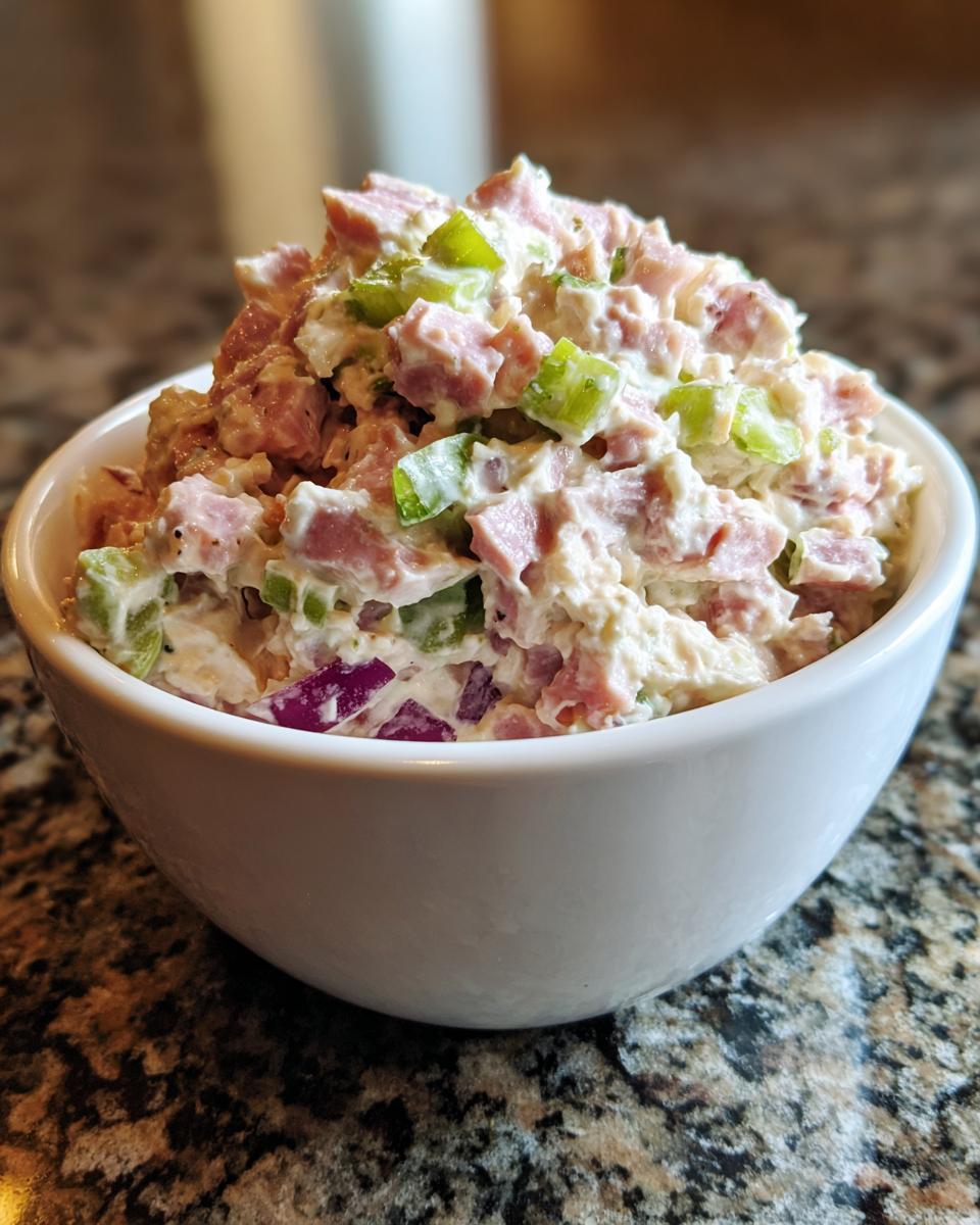 Old-Fashioned Ham Salad - detail 3