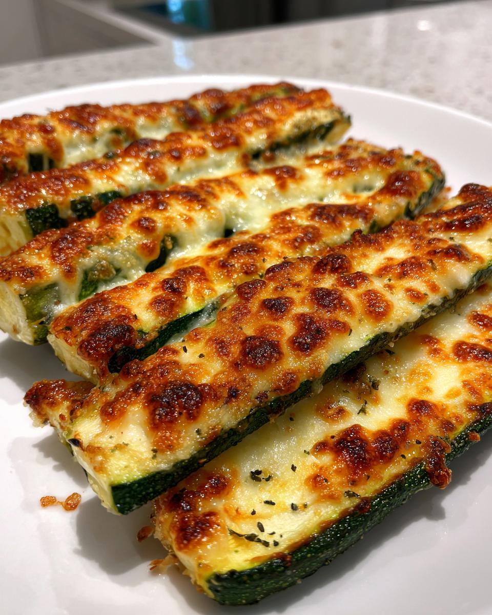 Oven-Baked Zucchini with Cheese - detail 2