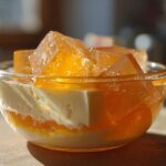 Peach Gelatin with Cream Cheese