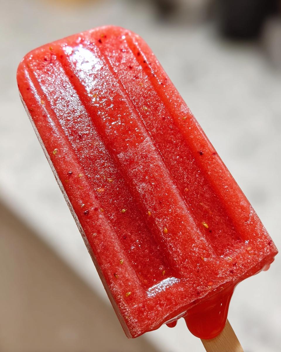 Perfect Strawberry Ice Pops - detail 2