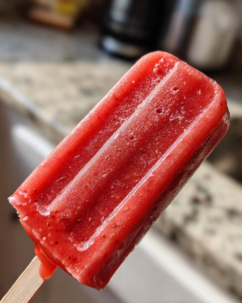 Perfect Strawberry Ice Pops - detail 3