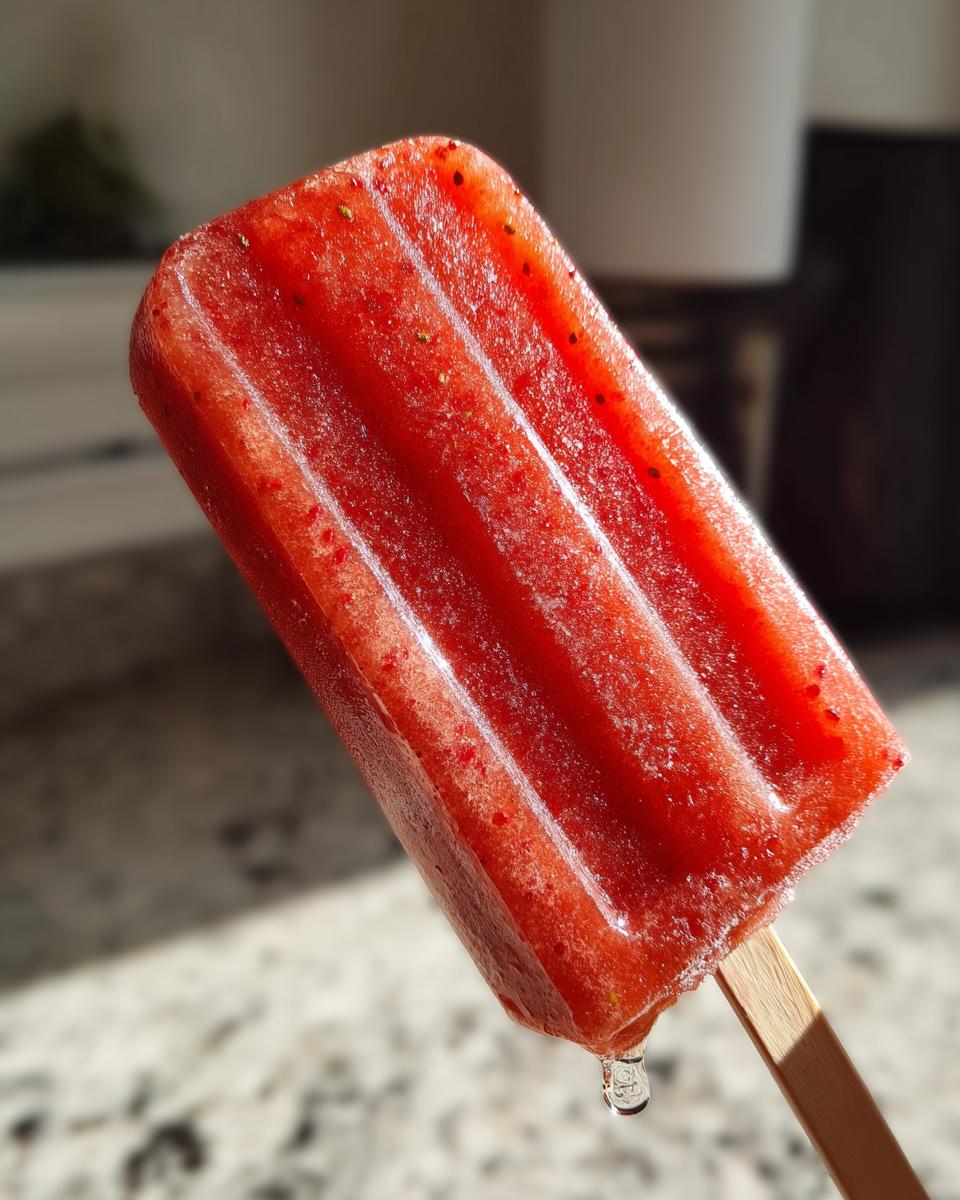 Perfect Strawberry Ice Pops - detail 4