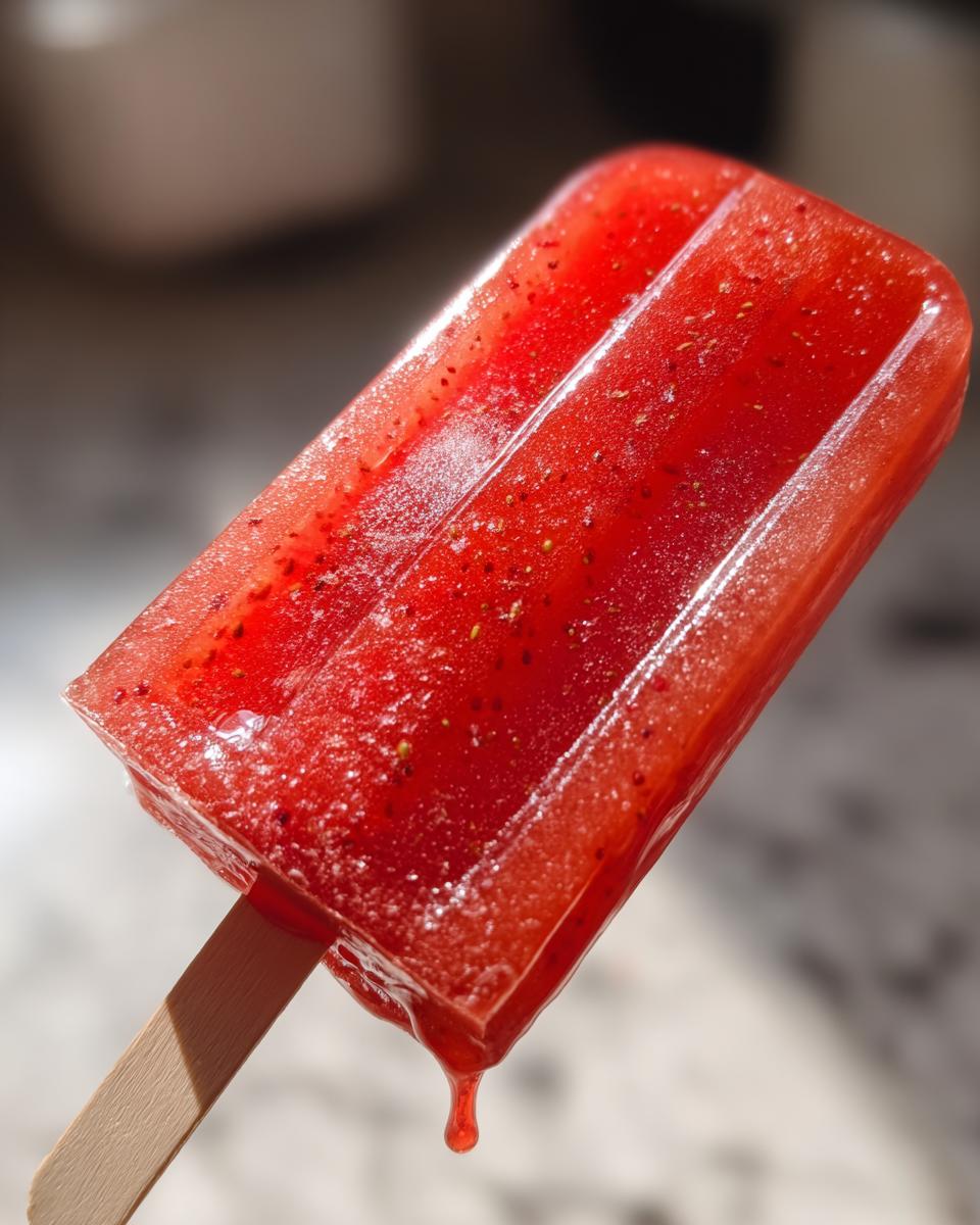Perfect Strawberry Ice Pops - detail 5