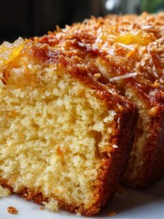 Pineapple Coconut Pound Cake