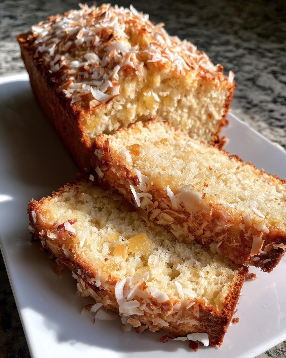 Pineapple Coconut Pound Cake - detail 3