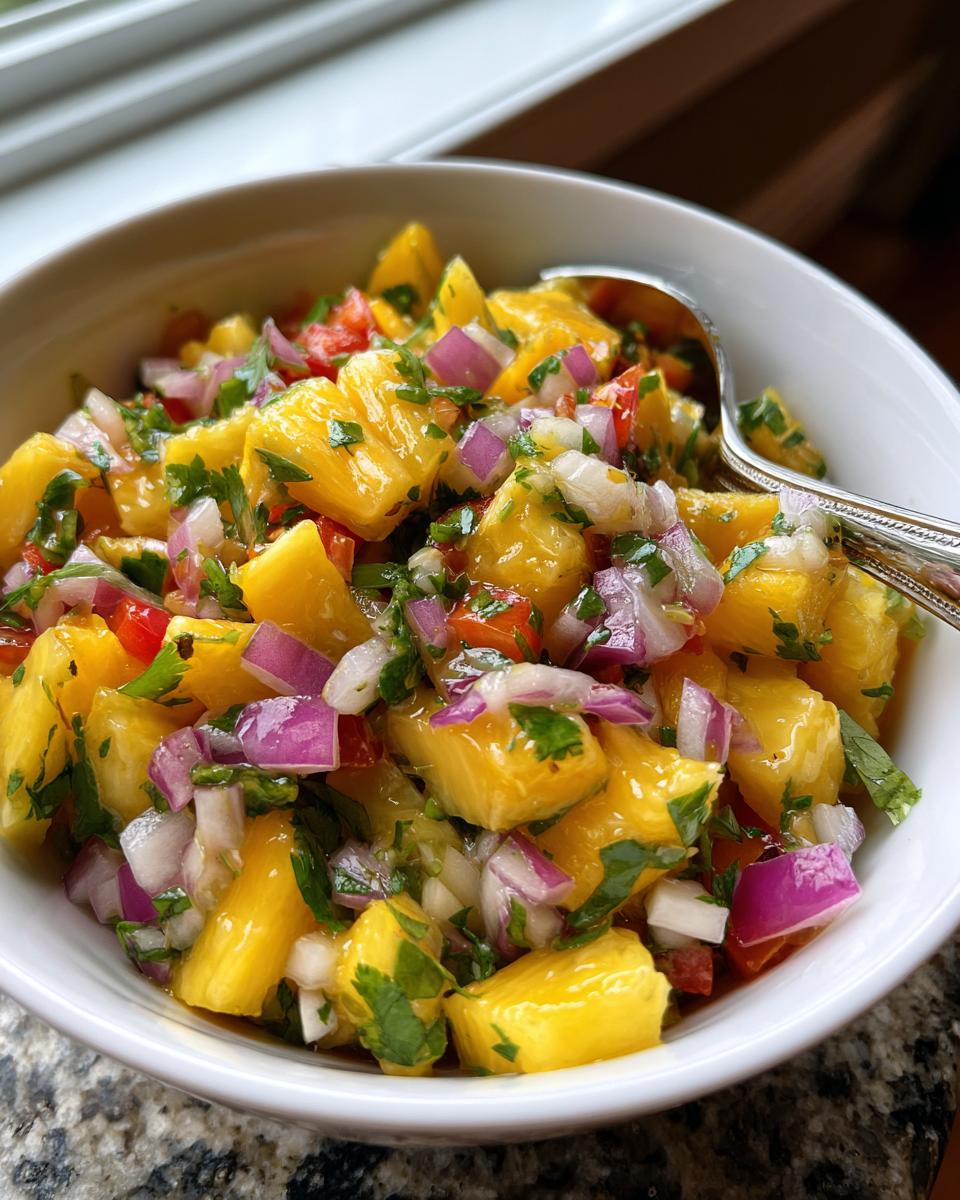 Pineapple Mango Salsa - detail 1