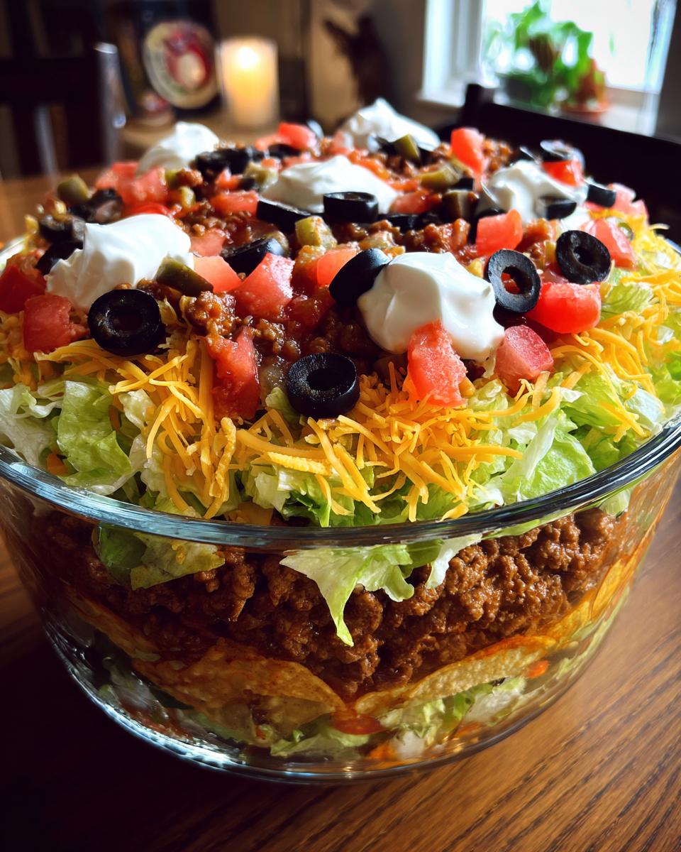 Seven-Layer Taco Salad - detail 1