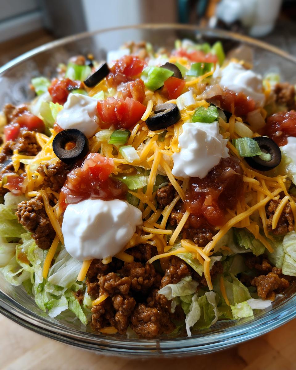 Seven-Layer Taco Salad - detail 3