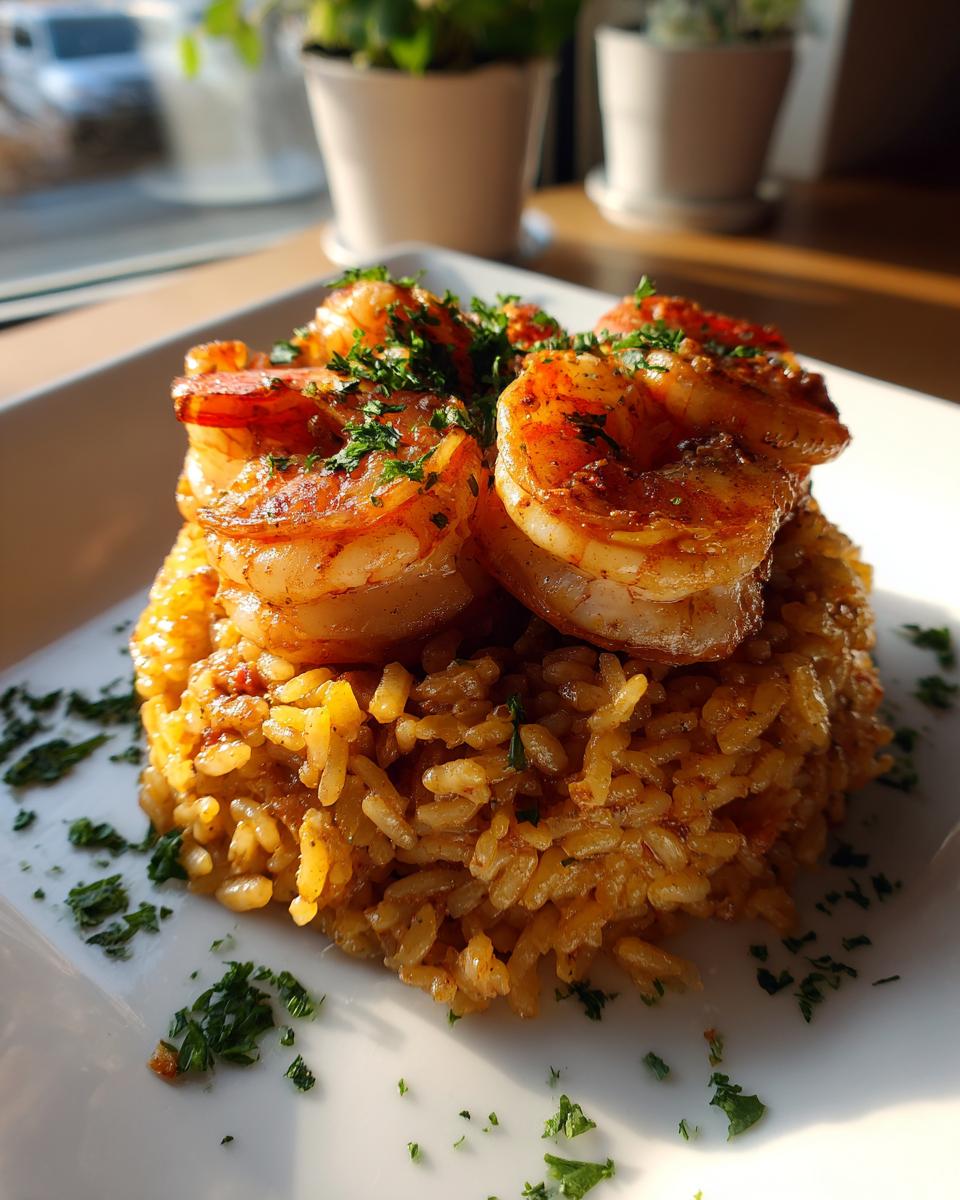 Stacked Shrimp Dirty Rice - detail 2