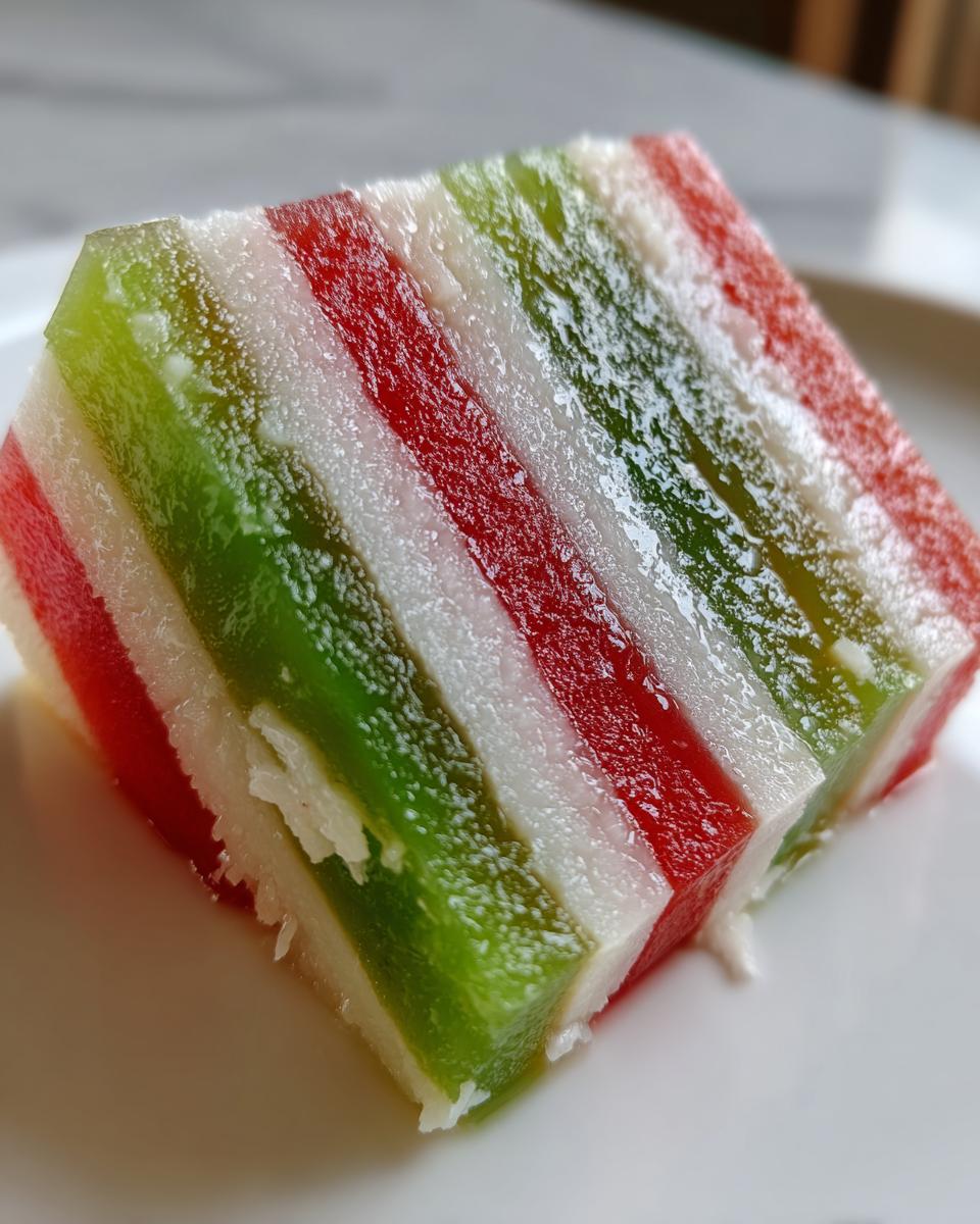 Steamed Layer Cake (Kuih Lapis) - detail 2
