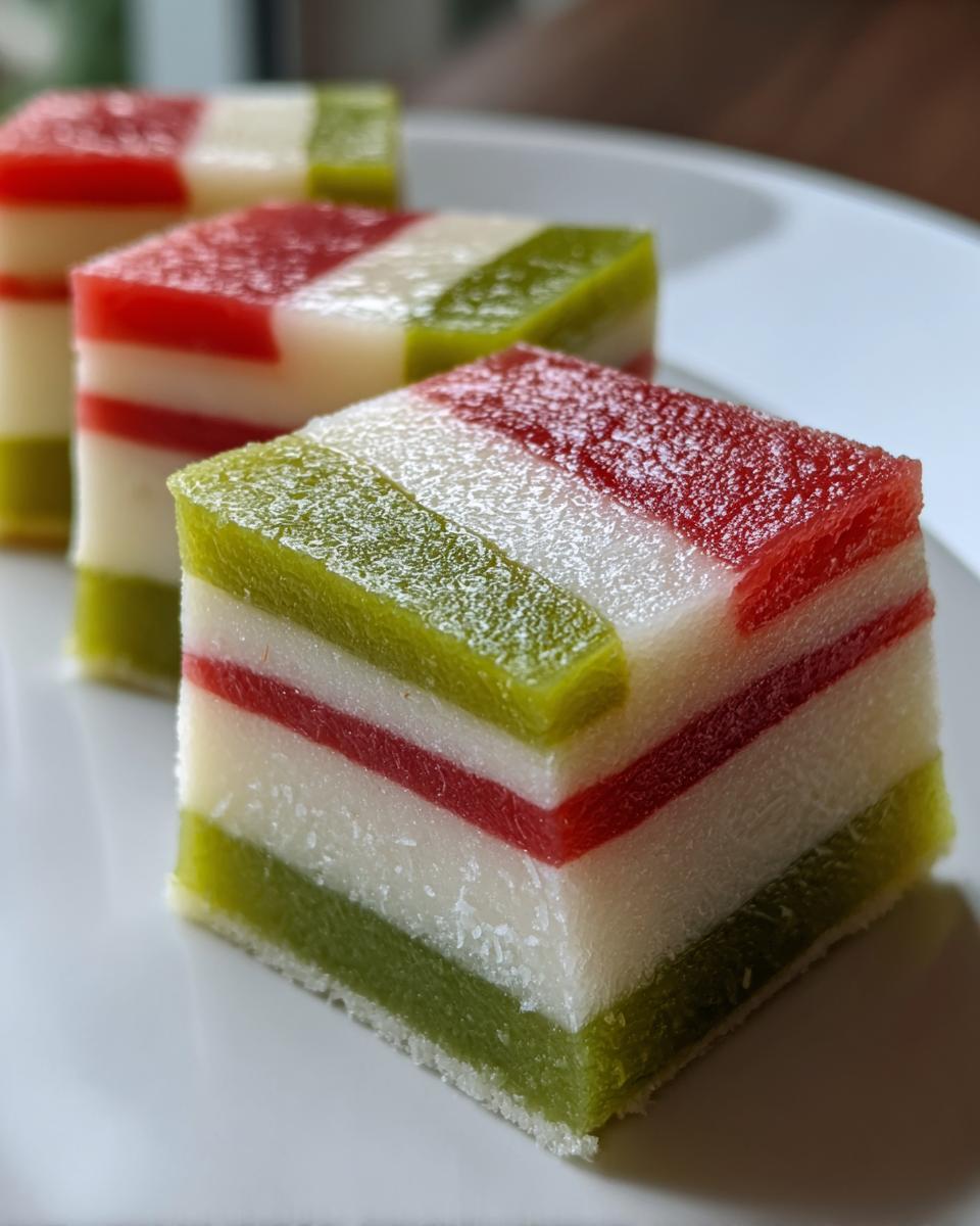 Steamed Layer Cake (Kuih Lapis) - detail 4