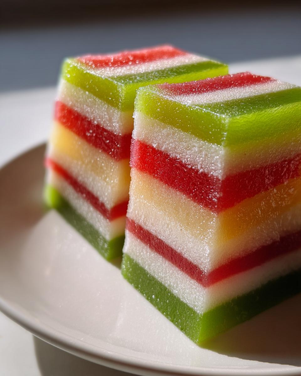 Steamed Layer Cake (Kuih Lapis) - detail 6