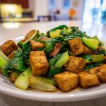 Stir-fried Tofu with Bok Choy