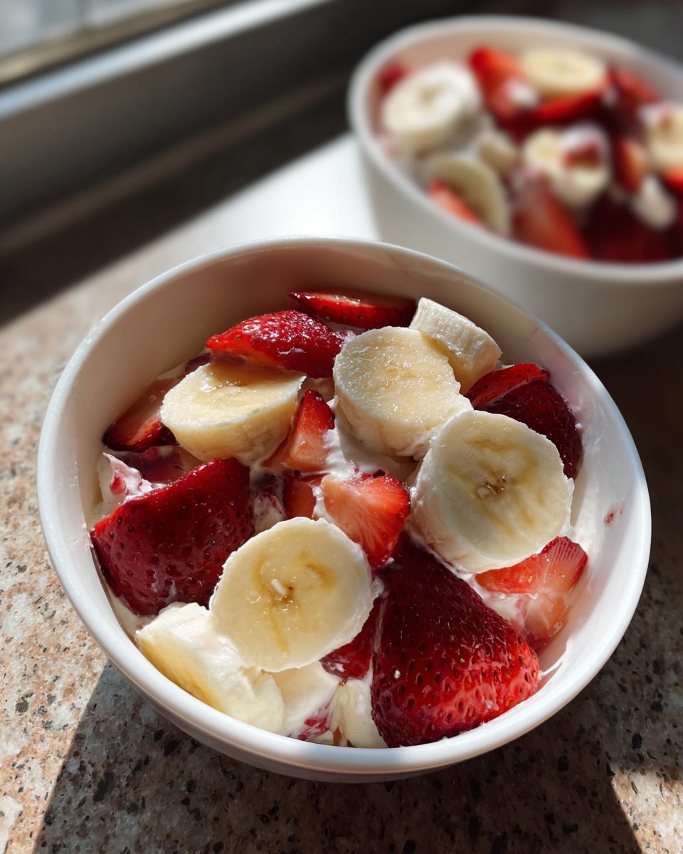 Strawberry Banana Cheesecake Salad - detail 2