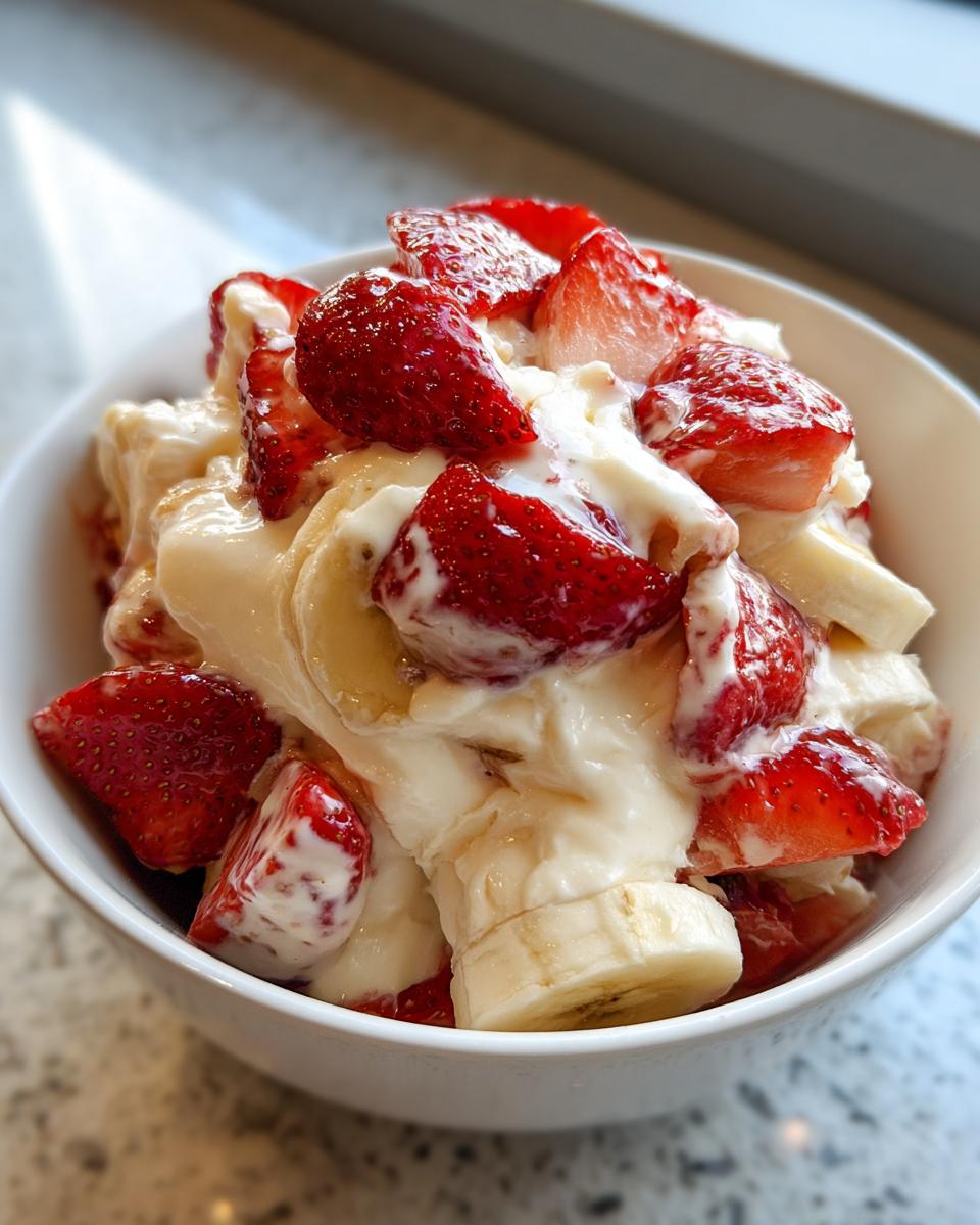 Strawberry Banana Cheesecake Salad - detail 3