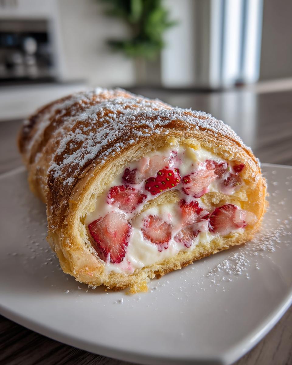 Strawberry Shortcake Cheesecake Rolls - detail 1