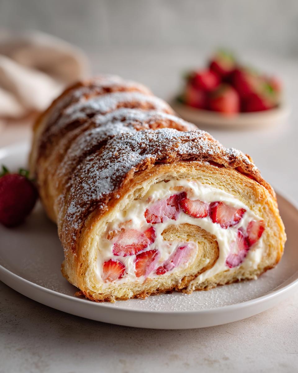 Strawberry Shortcake Cheesecake Rolls - detail 2