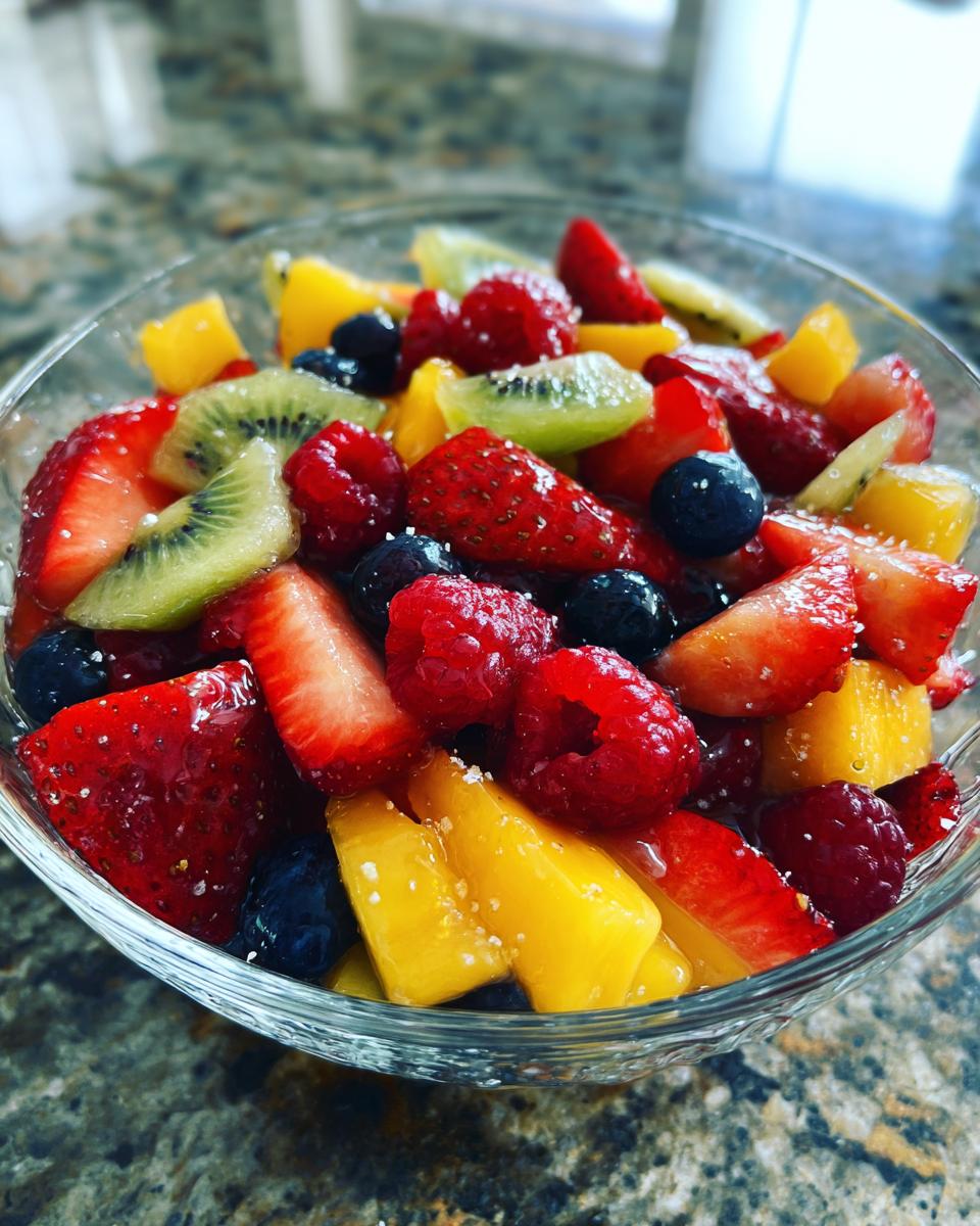 Summer Fruit Salad with Maple-Lime Dressing - detail 2
