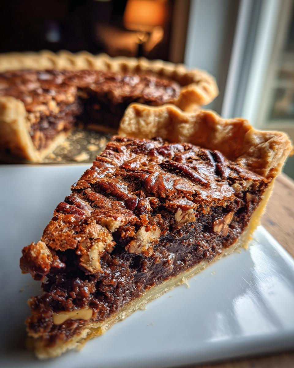 Texas Chocolate Pecan Pie - detail 3