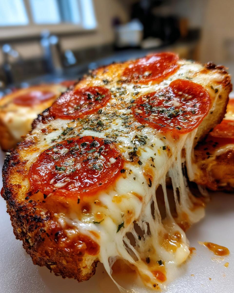 Texas Toast Air Fryer Pizza - detail 1