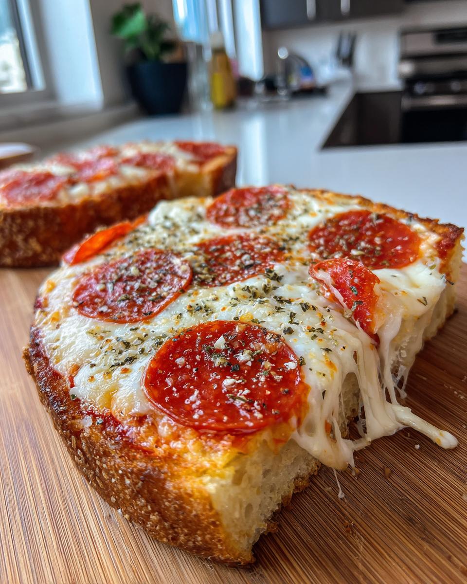 Texas Toast Air Fryer Pizza - detail 2