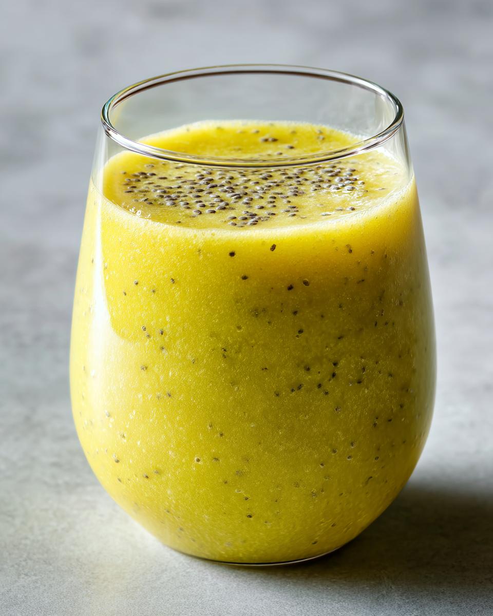 Tropical Chia Pineapple Smoothie - detail 2