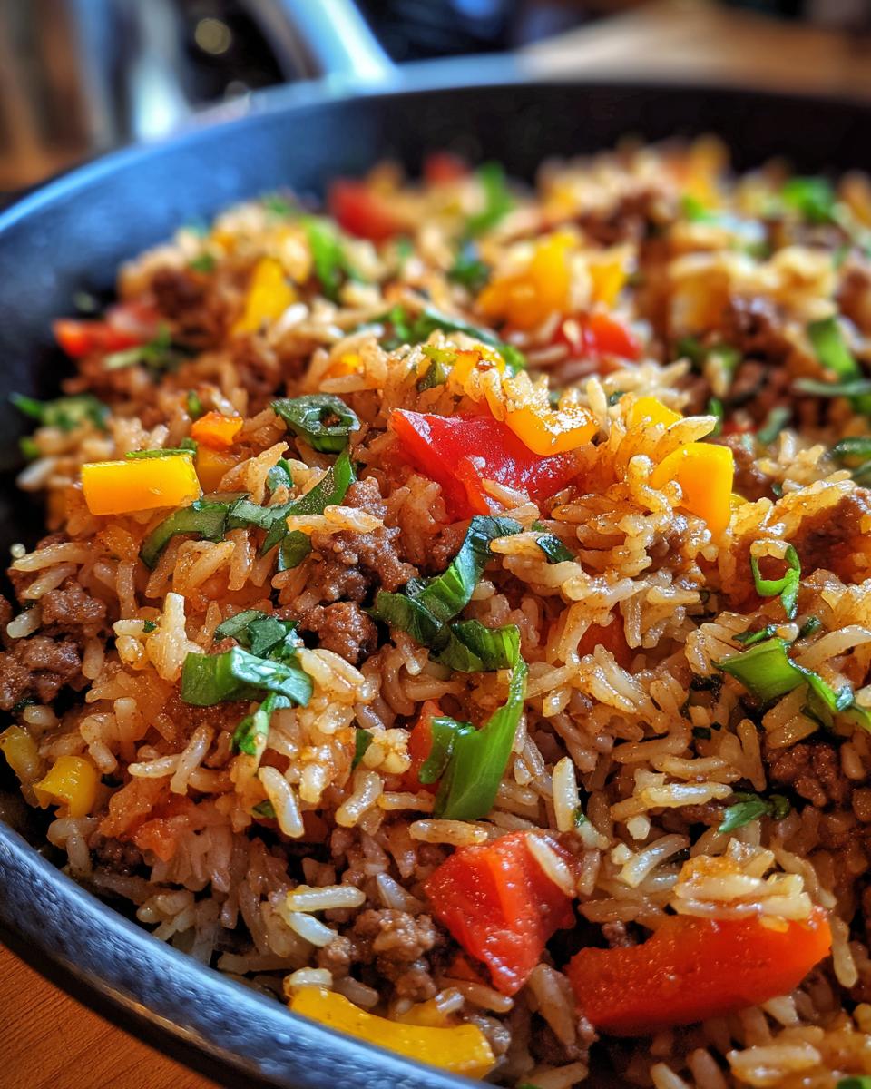 Unstuffed Pepper Skillet - detail 2