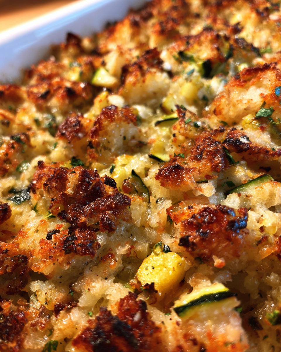 Zucchini Rice Casserole with Stuffing Mix - detail 1