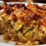 Zucchini Rice Casserole with Stuffing Mix