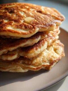 1-Minute Apple Pancakes for Easter, Thanksgiving