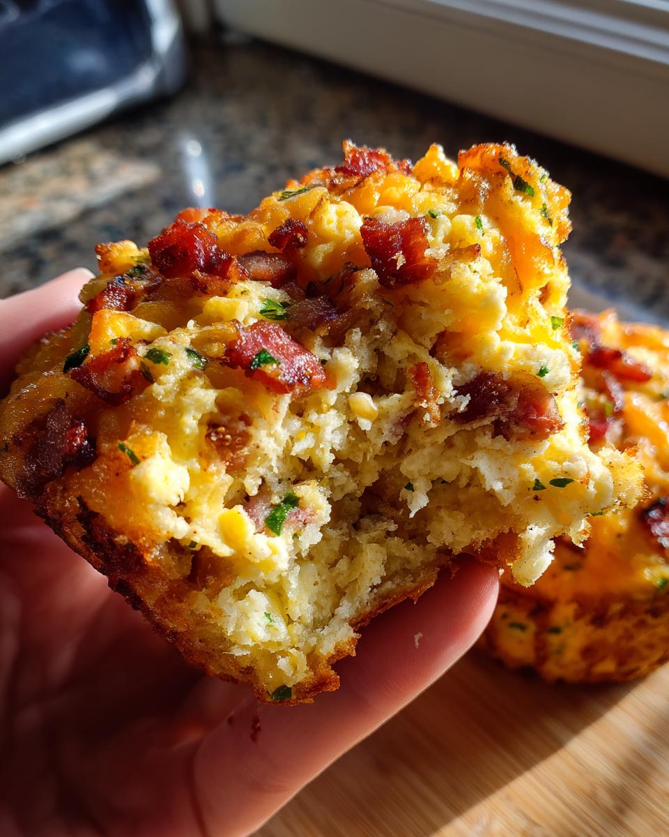 Bacon and Egg Breakfast Muffins for Easter, Christmas - detail 2