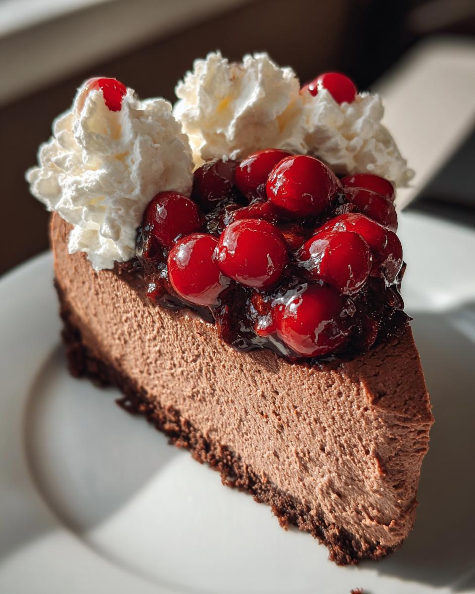 Black Forest Cheesecake for Christmas - detail 1