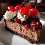 Black Forest Cheesecake for Christmas