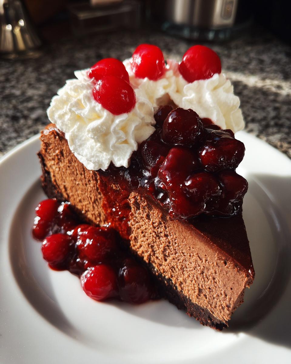 Black Forest Cheesecake for Christmas - detail 3