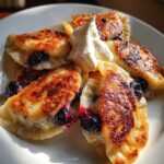 Blueberry Sweet Pierogi