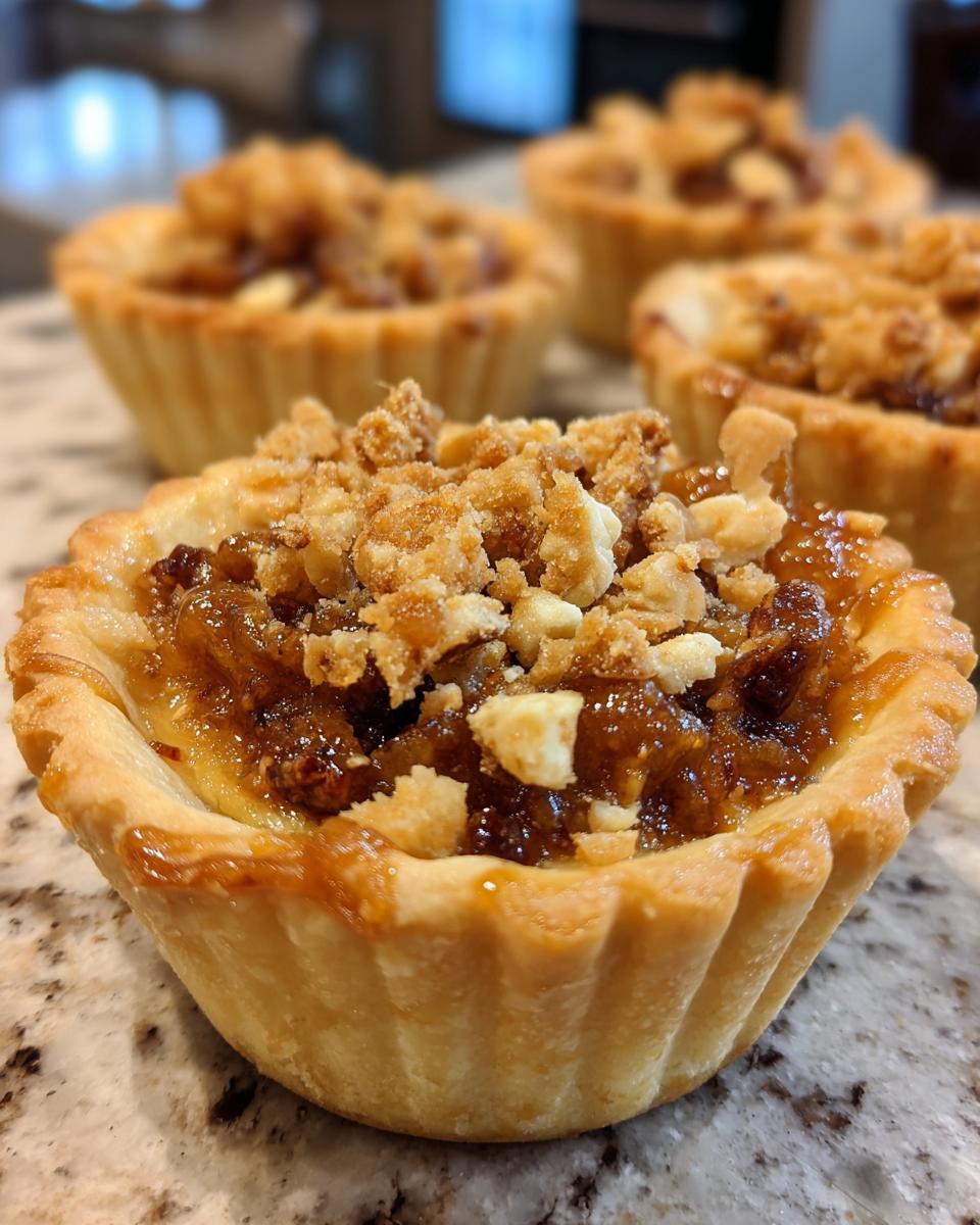 Butterfinger Caramel Crunch Mini Pies for Christmas, Thanksgiving - detail 2