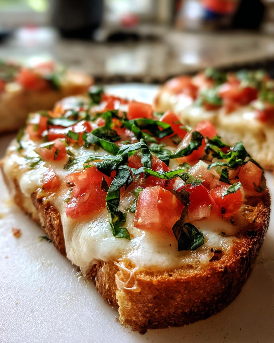 Caprese Garlic Bread Toast for Easter, Christmas - detail 1